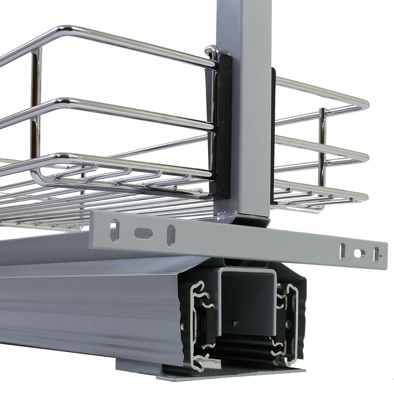 Garde-manger Coulissant KuKoo / Monstershop – 170-195 Cm, Inox