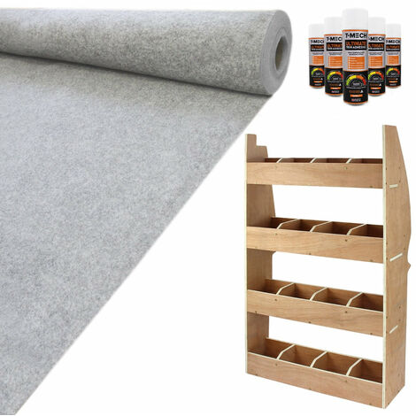 Doublure Intérieure Gris Anthracite & 2 Poches de Rangement en Feutre pour Van, Couverture 11m², Polypropylène Super | Leroy Merlin