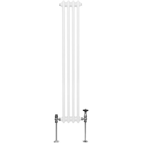 Pieds De Radiateur En Fonte Style Traditionnel - 20 Cm - En Acier Résistant - Pour Installation Verticale