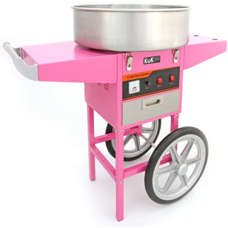 Kukoo - Machine à Barbe à Papa avec Stand pour Fêtes et Événements