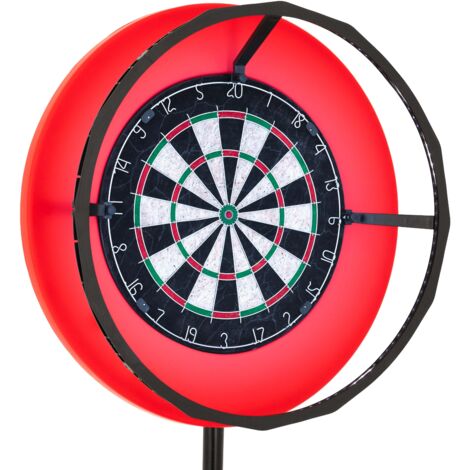 Surround LED KOTO Pour Fléchettes | USB, 60 LEDs, Câble 3m | Protection Murale Et éclairage Intégré | Noir