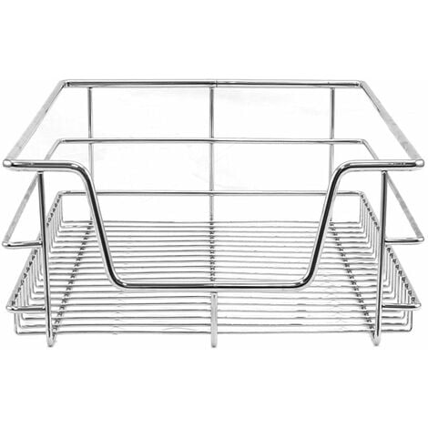 KuKoo – 4 Paniers Coulissants pour Placard ou Cabinet de Cuisine de 40cm. Tiroirs coulissants à système de fermeture amortie