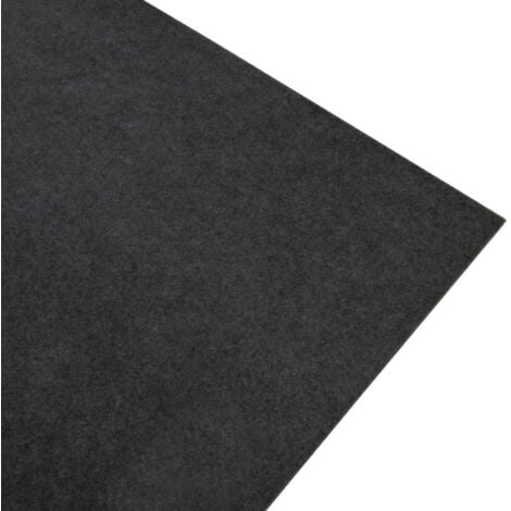 11m2 Doublure Intérieure Feutre + 5 Canettes de Glue Adhésif pour Véhicule  Tapis Flexible Camionette Noir Aménagement