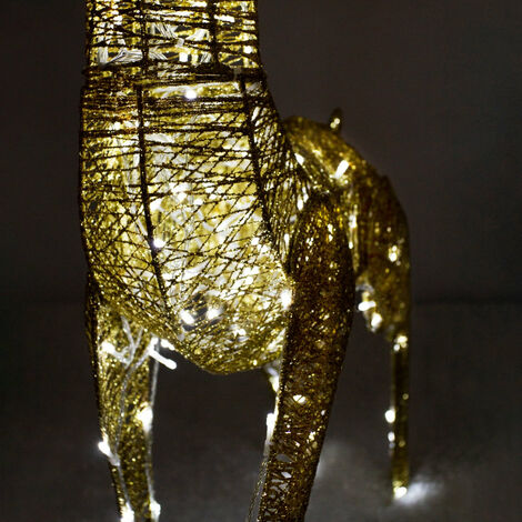 Cerf 200 LED Blanc Froid Décoration Lumineuse de Noël