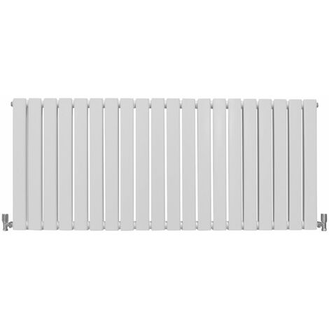 Radiateur Plat Mural 60 x 140 cm Blanc Brillant Pour Salle de Bain, Cuisine, Maison Moderne Design Scandinave [Kit de Fixations, Brosse de Nettoyage inclus & 15 ans de GARANTIE]…