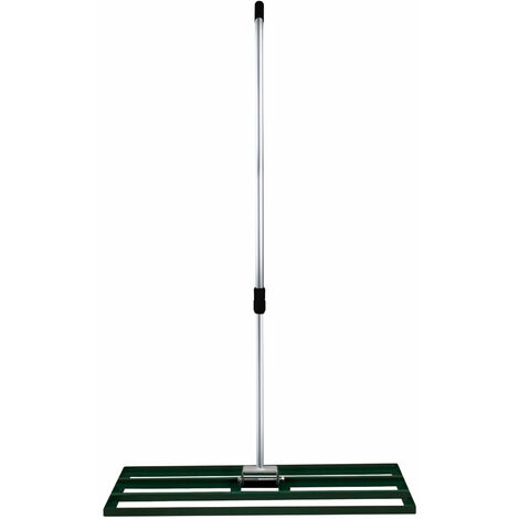 T-Mech – Râteau de nivellement en acier galvanisé 100 cm – Manche extensible jusqu’à 190 cm – Pour niveler terre, paillis, gravier, sable