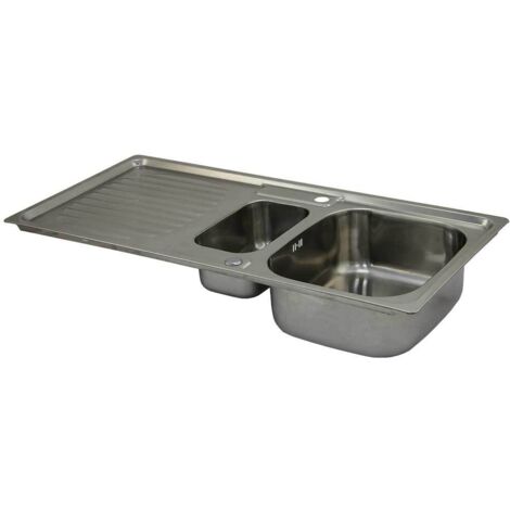 Évier De Cuisine Extensible En Acier Inoxydable – Modèle DSH-0510 – Avec égouttoir