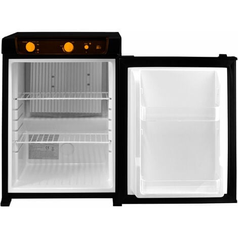 Réfrigérateur Trimixte 43 L Noir Frigo à Absorption 3 Voies