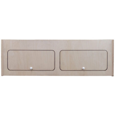 Monster-Shop – Armoire de rangement en contreplaqué de bouleau 80cm – 2 portes avec charnières à fermeture douce – Installation rapide avec fixations incluses