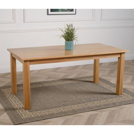 Oslo 180m Large Solid Oak Dining Table (1/5)