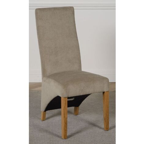Lola Grey Fabric Dining Chairs for Dining Room or Kitchen (1/5)