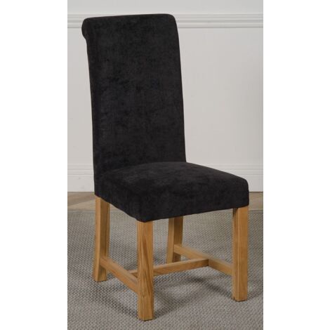 Washington Black Fabric Dining Chairs for Dining Room or Kitchen (1/5)