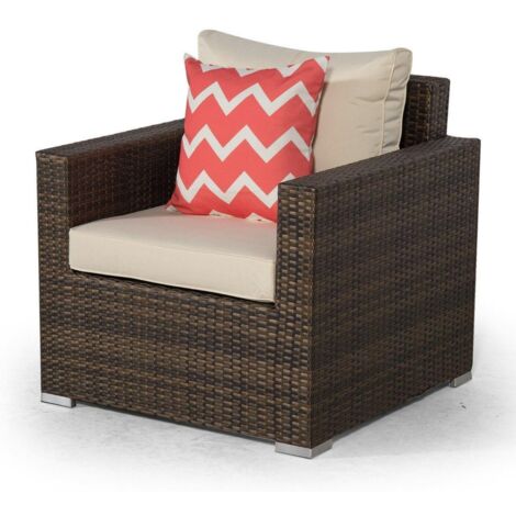 Giardino Sydney Rattan Armchair - Brown