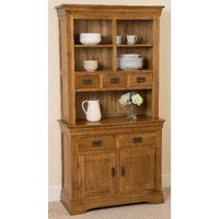 French Chateau Rustic Solid Oak Small Dresser