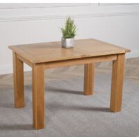 Hampton 120 - 160cm Solid Oak Extending Dining Table