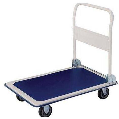 Carrello Con 2 Ripiani In Legno - Portata 200 Kg - Foto 5