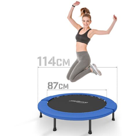 Trampolino Fitness Pieghevole 110cm - Con Manico Per Allenamento Indoor - Foto 12