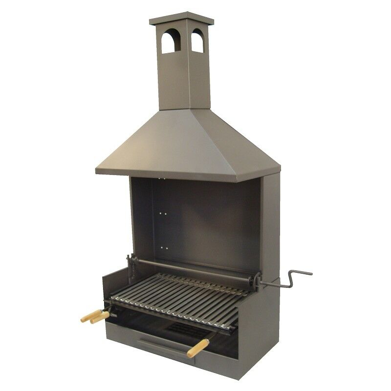 IMEX-71529 Cajon barbacoa con chimenea para obra con elevador [imex-71529]
