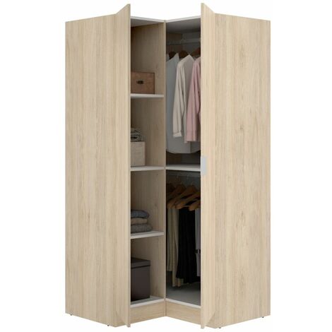 ESSEN Armario Rincon con puertas natural