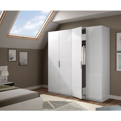 Armario 4 puertas blanco