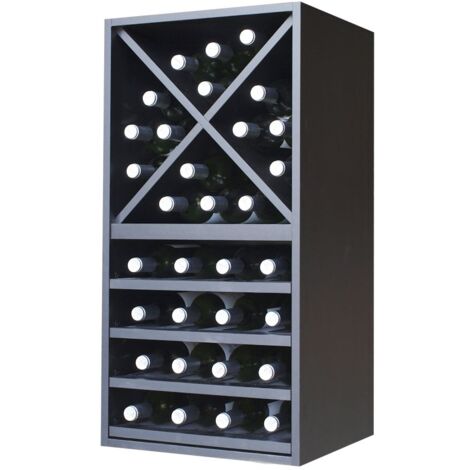 Botellero Merlot 32 botellas y extraibles (1/2)