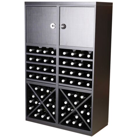 Combinacion Botellero Merlot 64 botellas y puertas (1/3)