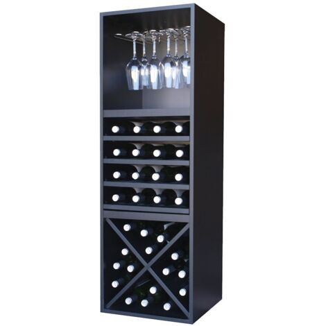 Botellero Merlot 32 botellas y copero (1/2)