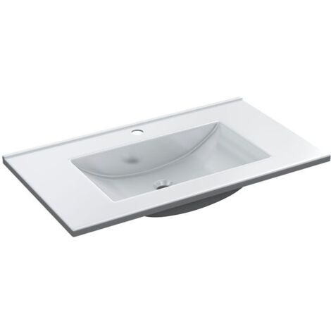 Lavamanos para Baño Cerámico 82x18x46 cm
