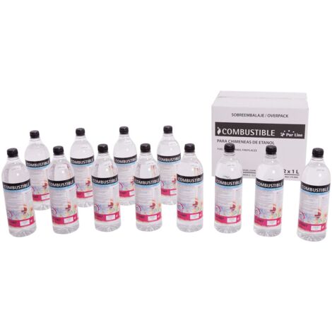Combustible natural con Aromas 12 Botellas 1L LIQ-AIRFRESH (1/3)