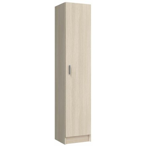 Armario multiusos 1 puerta roble