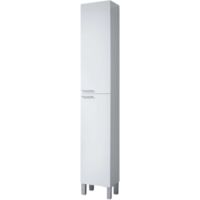 ONDEE - Mueble de baño de la colección AKTIVA- Entregado en kit - columna 30cm - Melamina BLANCA
