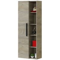 COLUMNA BAÑO CON ESTANTES ATHENA 135X51X25 CM ROBLE ALASKA