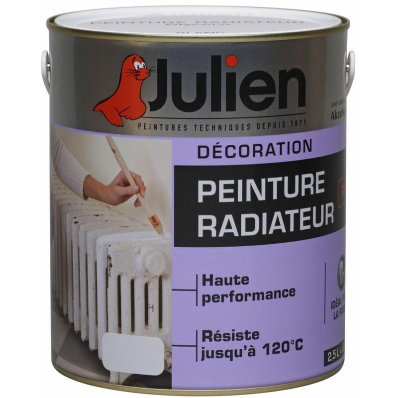 Peinture Radiateur Blanc Brillant Finition : Brillant  0,5 L