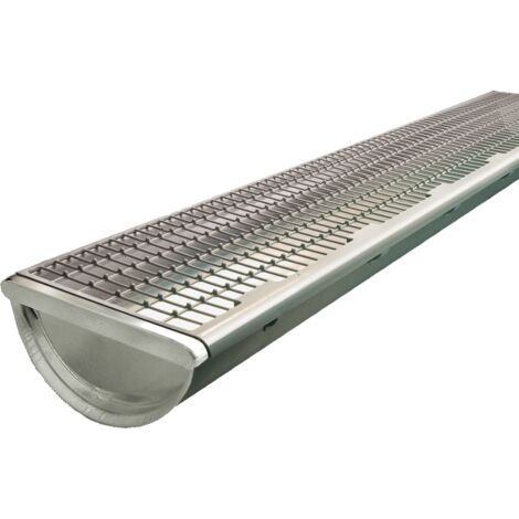 Dalep – Grille stop-feuilles en polypropylène 1m – Largeur jusqu'à 175mm – Protection gouttières contre débris – Coloris sable