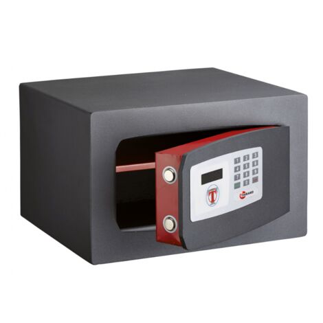 Coffret de sécurité à poser Edimbourg, fermeture électronique à code, 2 pênes, 17L