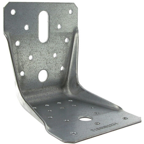 Simpson Strong Tie – Equerre de fixation renforcée 100mm – Acier galvanisé S250GD – Fixation pour bois massif et béton – Classe de service 2