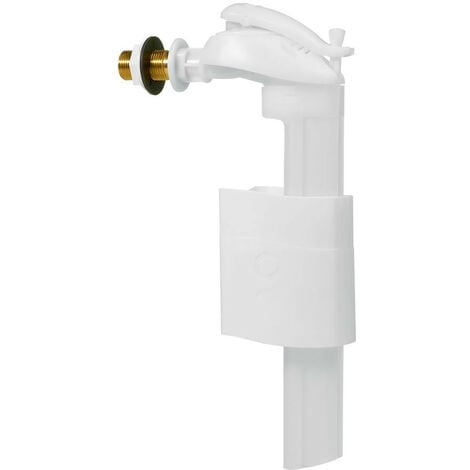Chasse d'eau wc robinet flotteur à alimentation latérale F90 Wirquin 10724032, blanc