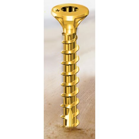 Vis bois anti-fendage  3,5 x 16 - Bte de 500 + embout