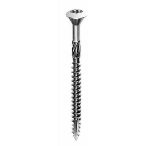 Vynex – Vis spécial terrasse 5 x 50 mm en inox A2 – Tête fraisée Torx 25 – Boîte de 200 – 351400028550