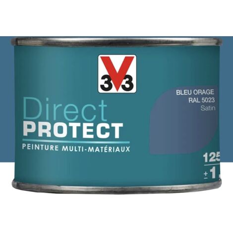 Peinture multi-matériaux Direct Protect® - Bleu orage 0,125 L Finition : Satin