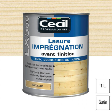 Lasure d'imprégnation avant finition LX 500 (1/3)