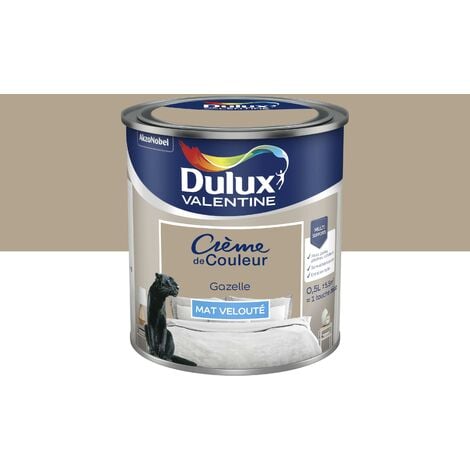 Peinture Crème De Couleur Mat Gazelle 0,5 L - Dulux Valentine