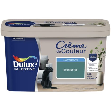 Peinture Crème De Couleur Mat Eucalyptus 2,5 L - Dulux Valentine