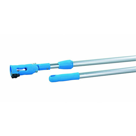Roulor – Perche télescopique articulée 123 à 200 cm – Aluminium léger – Embout orientable pour peinture – Tête articulée