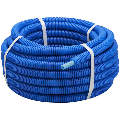PER tube gainé bleu  1 pièce L : 15 m ∅20