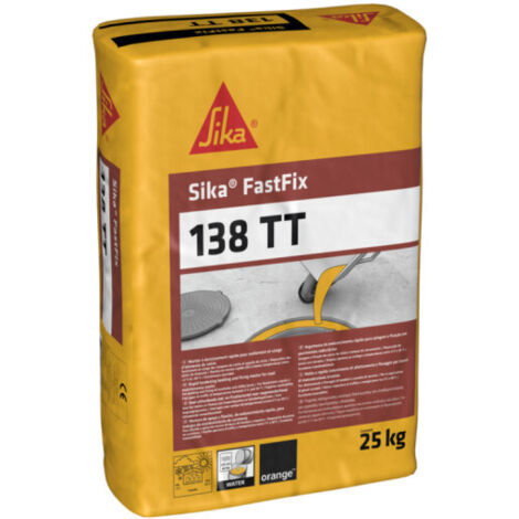 Sika – Micro-béton hydraulique pour scellement et calage – Sac de 25 kg – Temps de remise en service 2h – Pour joints de chaussée et nids de poule