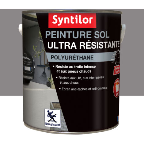 Syntilor – Peinture de marquage non glissante pour sol extérieur – Compatible tout type de peinture – Norme NF EN 13036-4 – Pour escaliers et chantiers