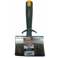 Nespoli – Brosse bi-matière 100mm pour saturateur – Application facile sur terrasses bois – Perche télescopique en option – Pour chantiers humides