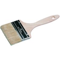 Nespoli – Spalter bois PRO 100mm – Résistant à l'acétone – Manche bois brut poncé – Virole acier nickelé pour montage résistant aux solvants