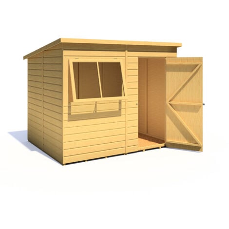 Pent 8 x 6 Shiplap Shed